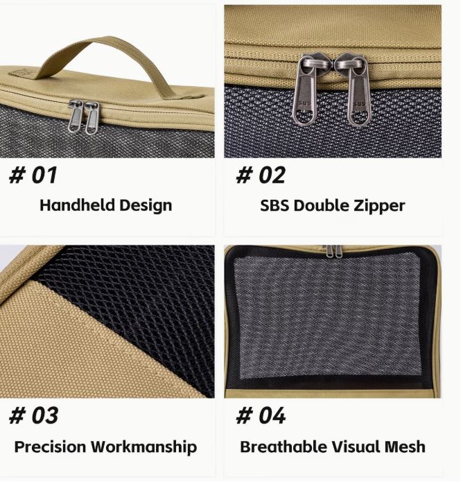Heavy-Duty Camping & Travel Storage Duffel Bag