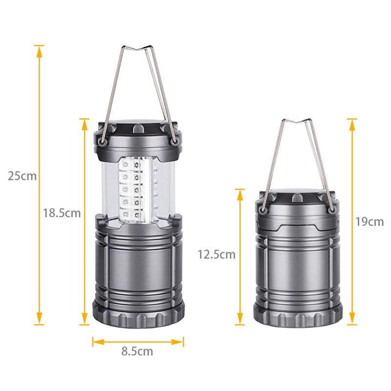 Mini Portable LED  Lantern Tent Light Stretch Outdoor
