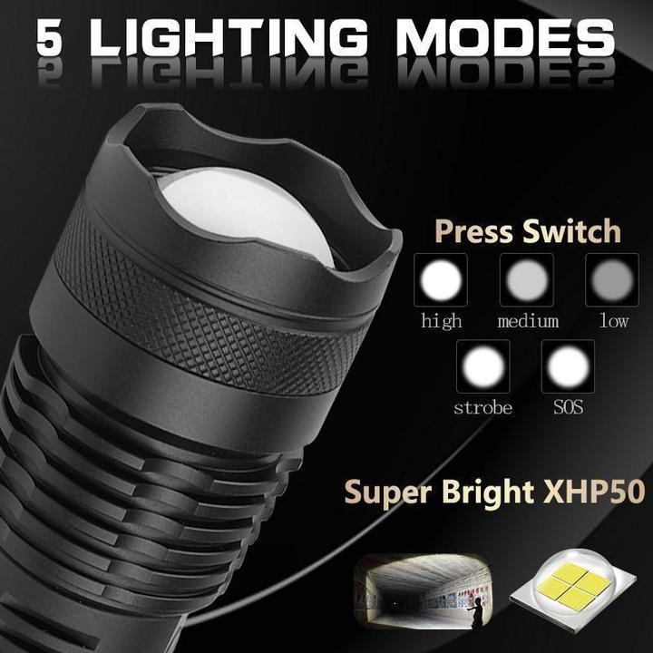 90,000 LUMENS SUPER BRIGHT FLASHLIGHT
