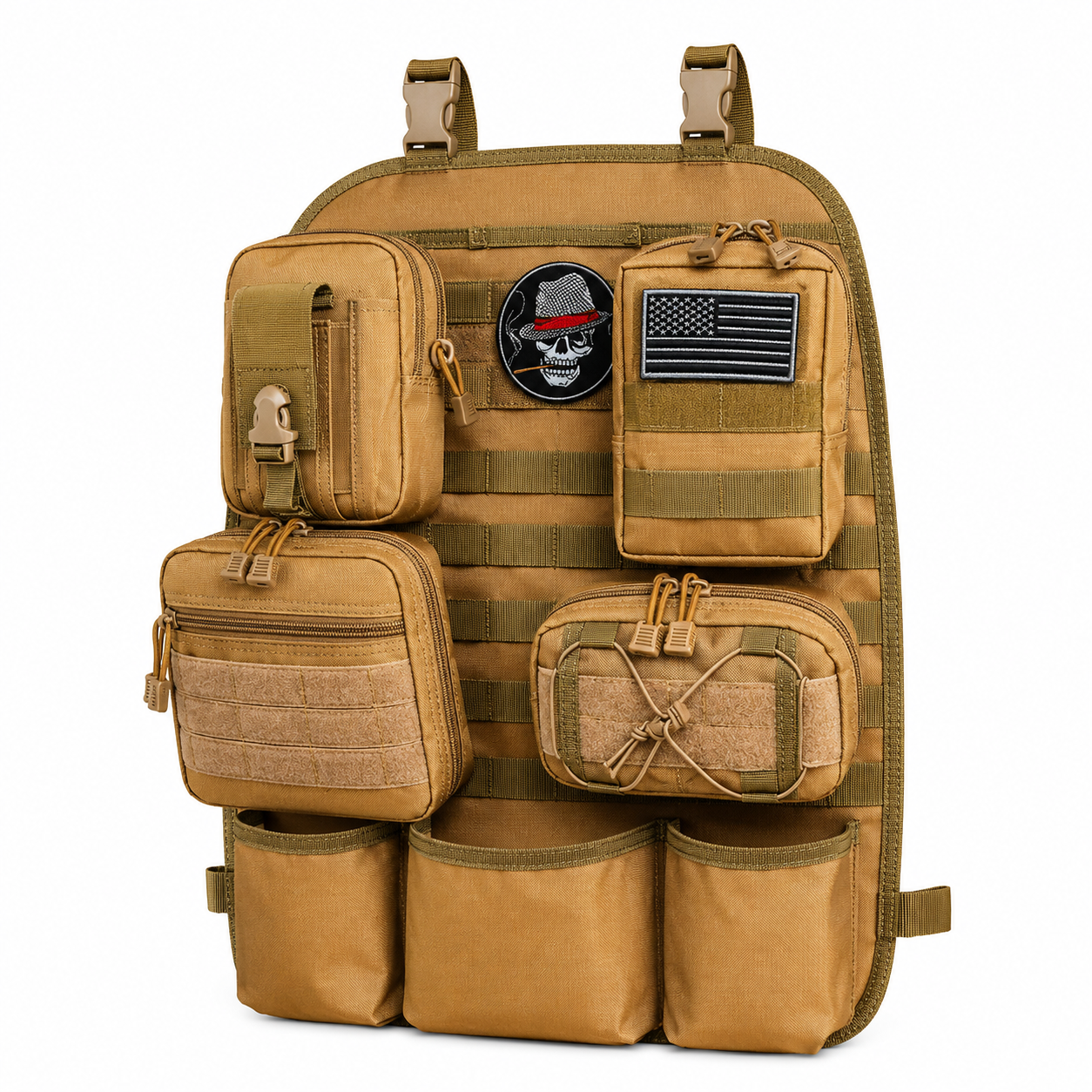 Stealth Night Ops - Tactical Backseat  MOLLE Organizer