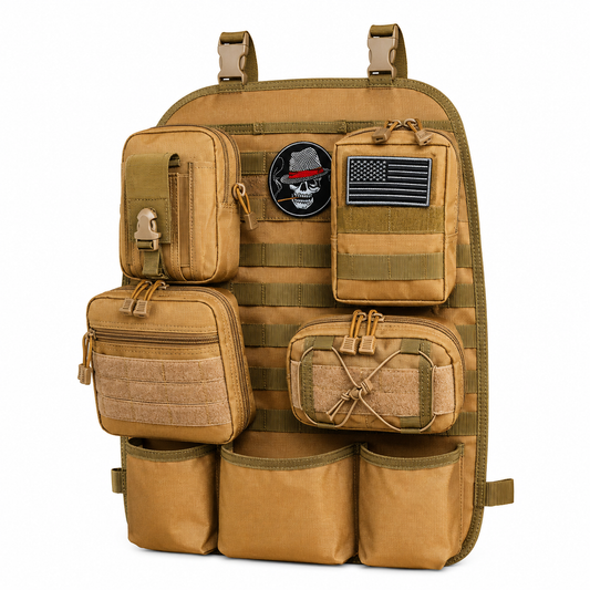 Stealth Night Ops - Tactical Backseat  MOLLE Organizer