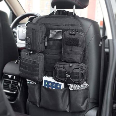 Stealth Night Ops - Tactical Backseat  MOLLE Organizer