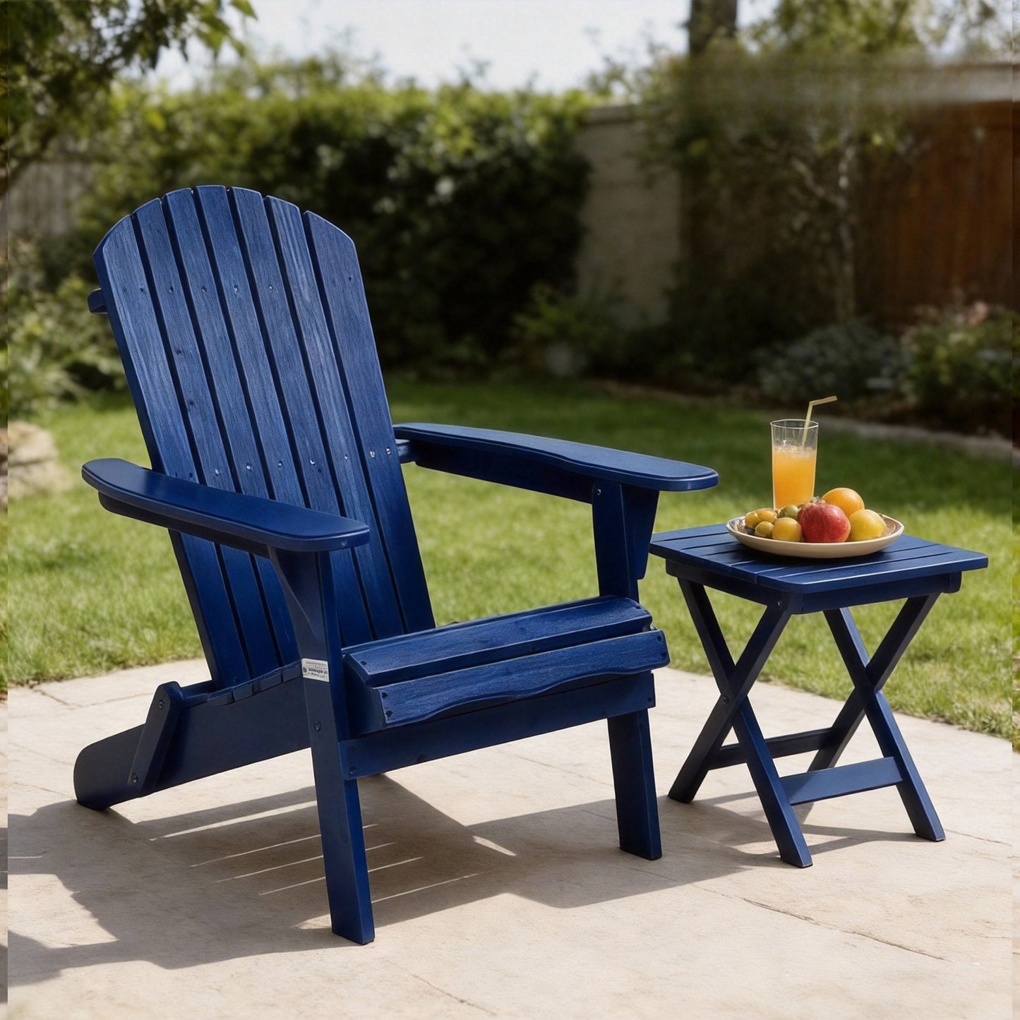 Folding Adirondack Chair — Fire Pit & Patio Set