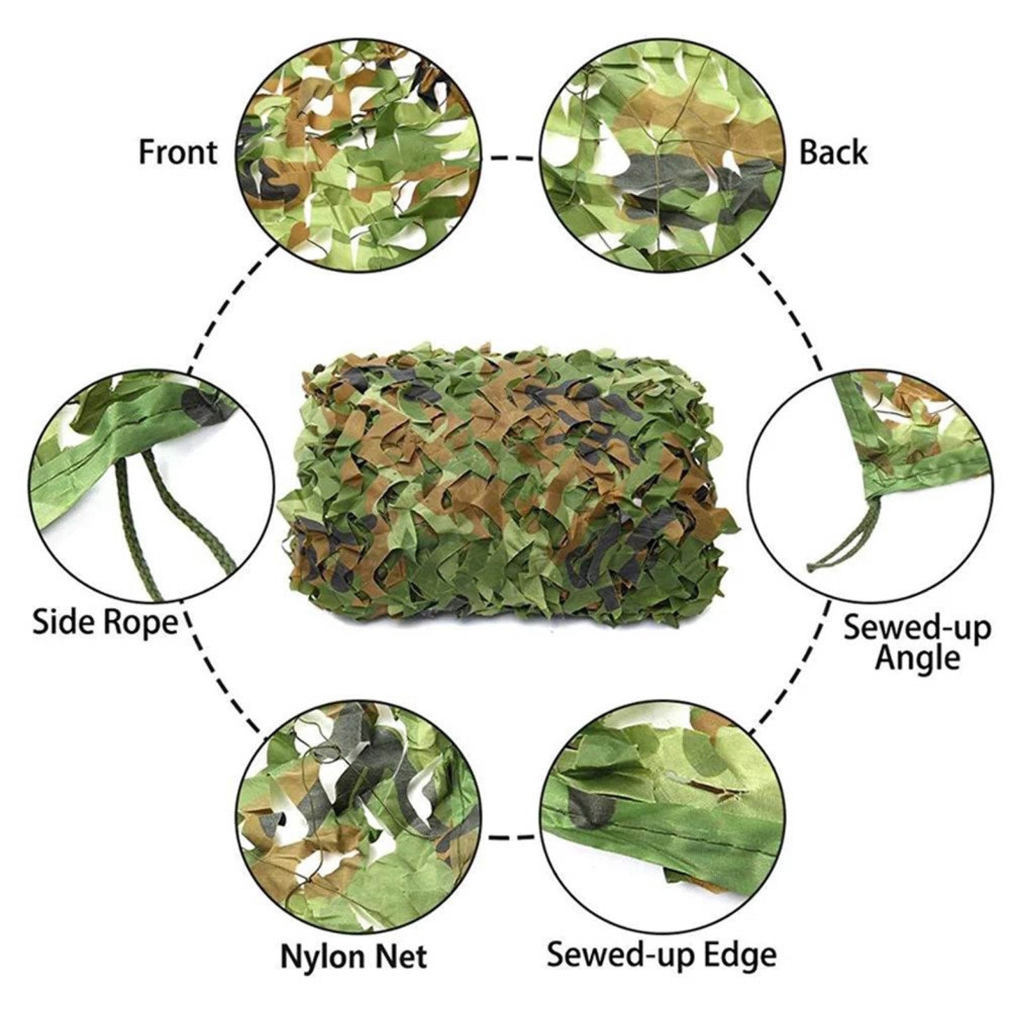 Miltary Grade Camouflage Netting Blinds