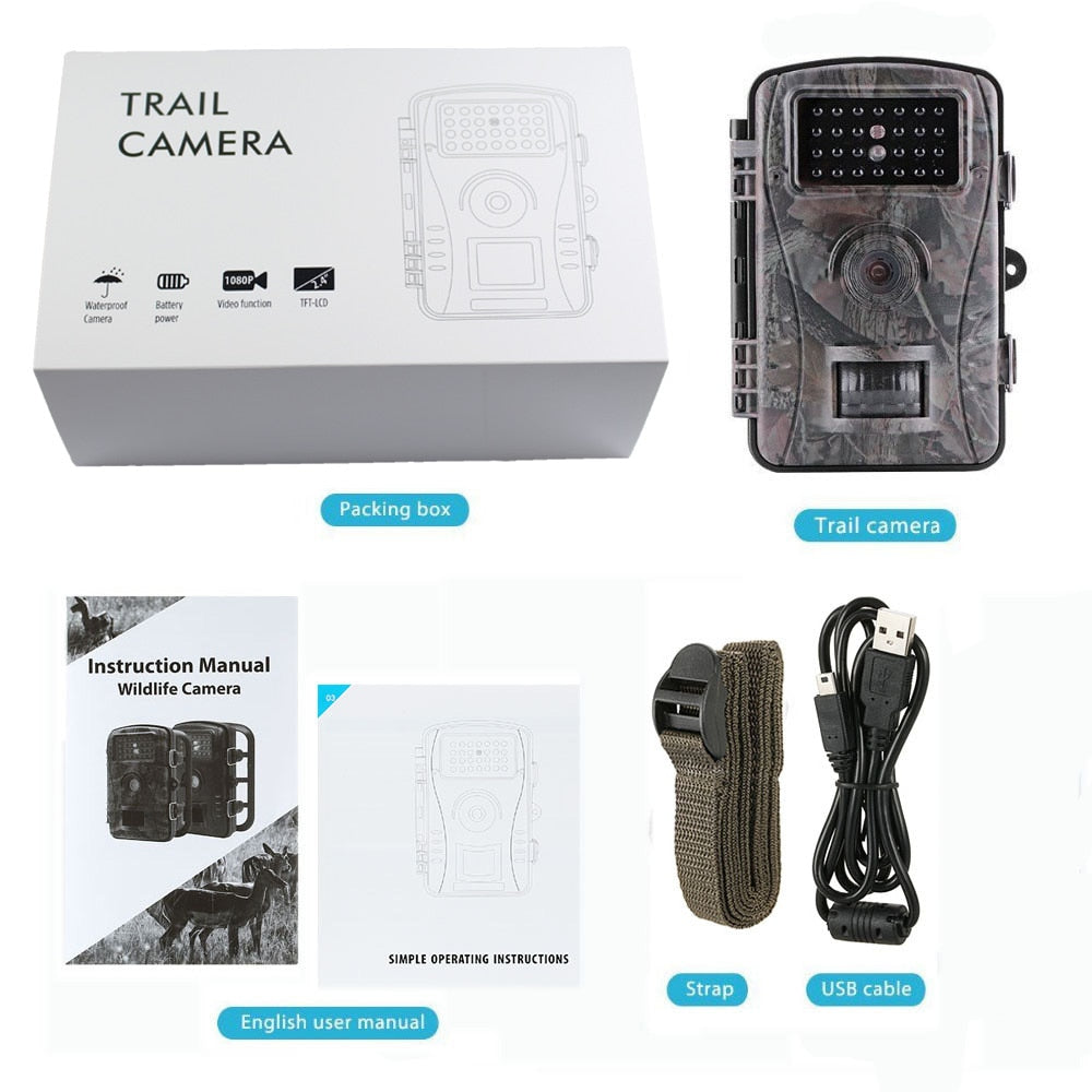 720P HD Waterproof Hunting Deer Trail  Camera