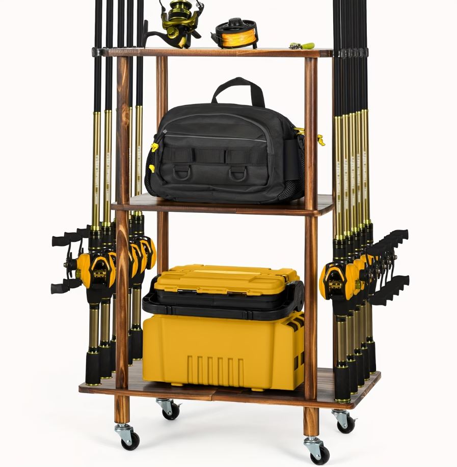 Multi-Tier Cylindrical Mobile Storage Rack