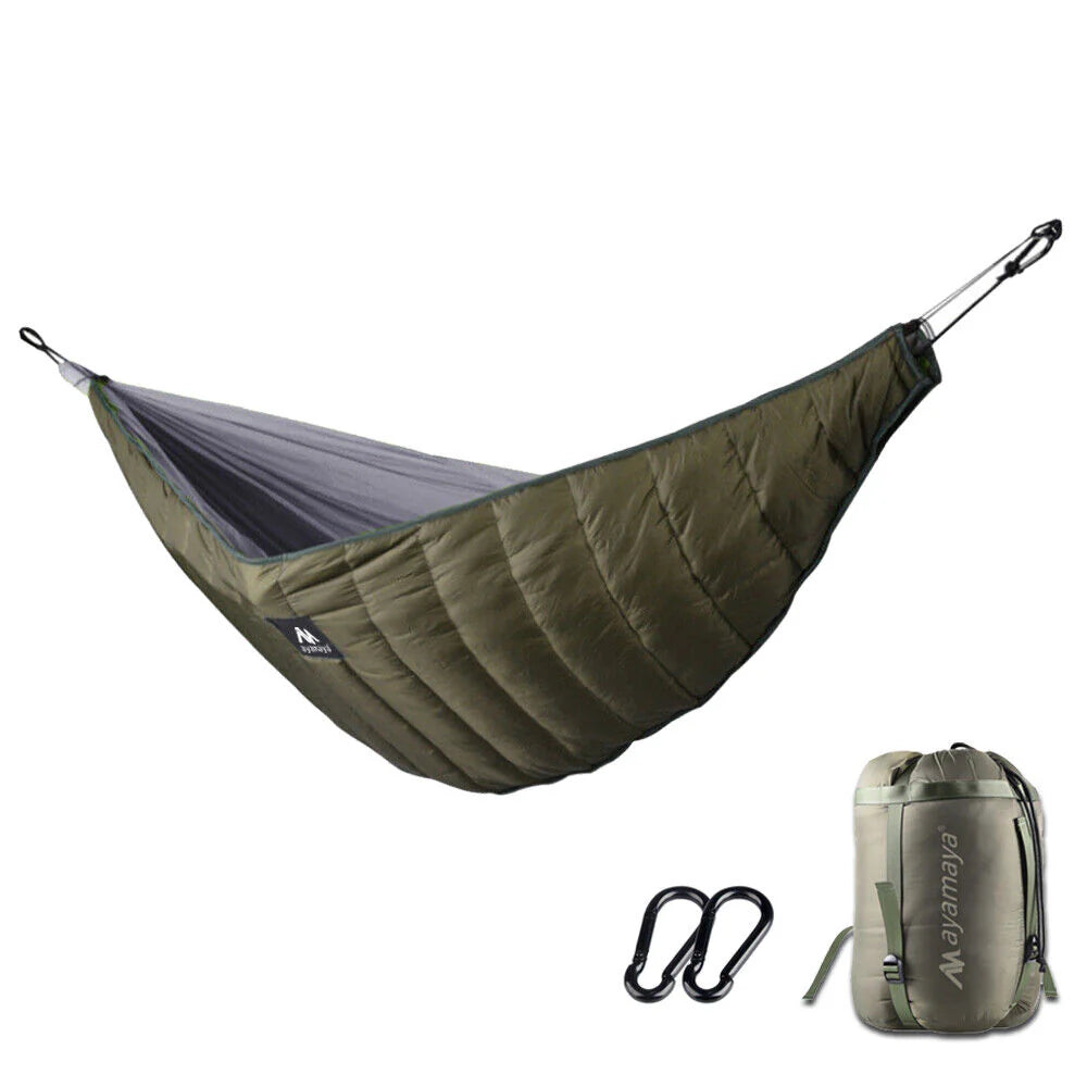 Camping Hammock Kit with Mosquito Net, Underquilt & Rainfly