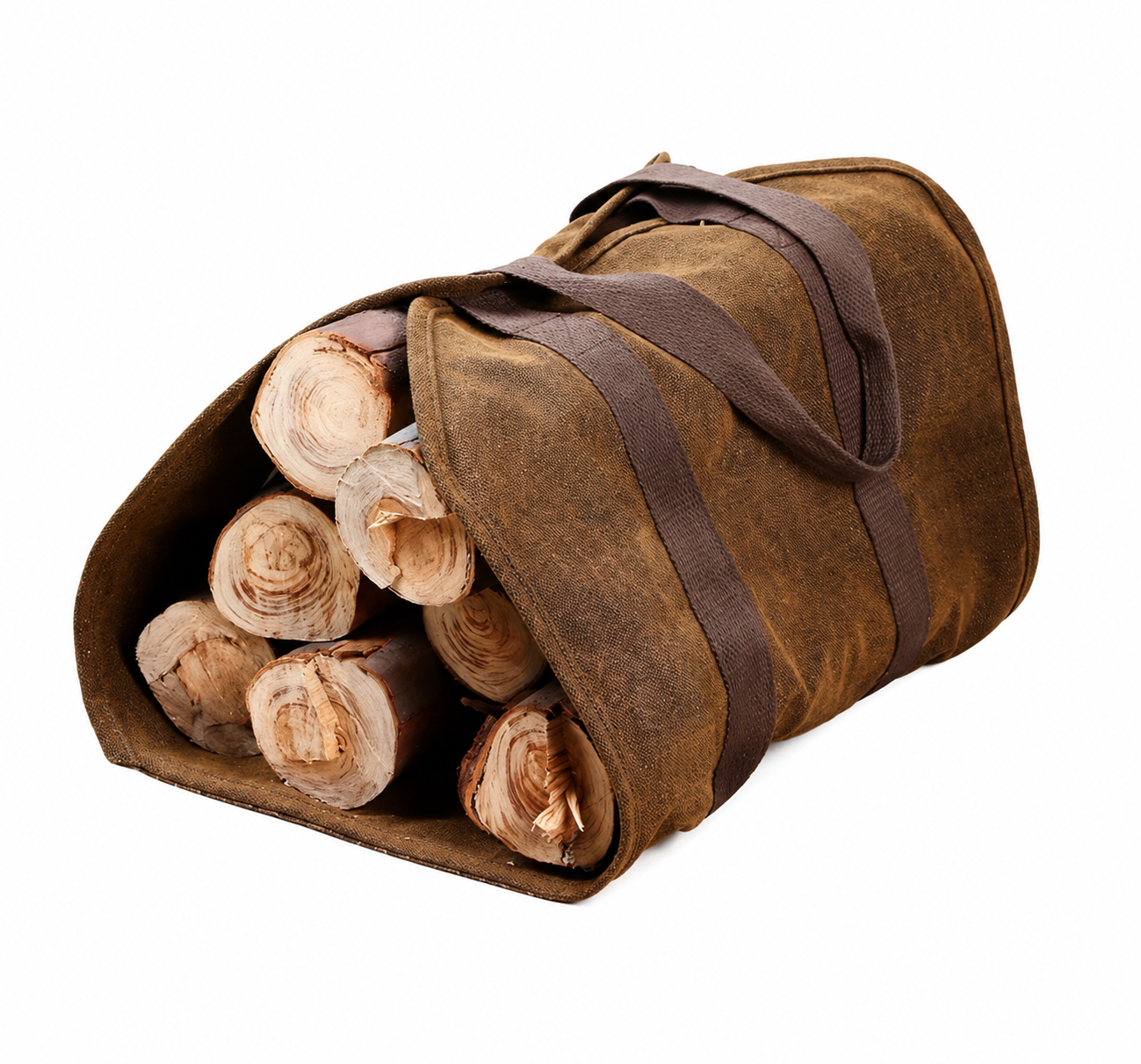 Extra Large Canvas Firewood Carrier Bag