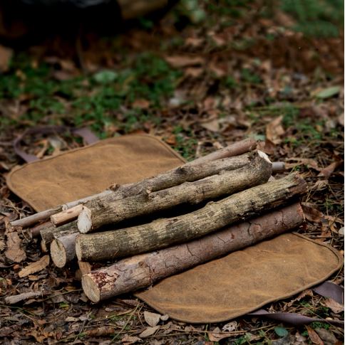 Extra Large Canvas Firewood Carrier Bag