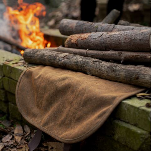 Extra Large Canvas Firewood Carrier Bag