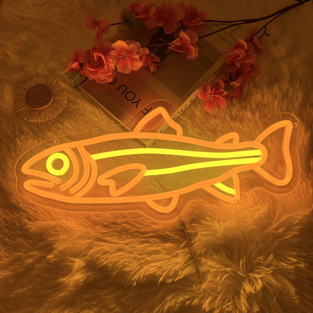 Salmon Fish LED Neon Sign