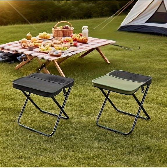 Portable Folding Camping Chair with Mesh Bag