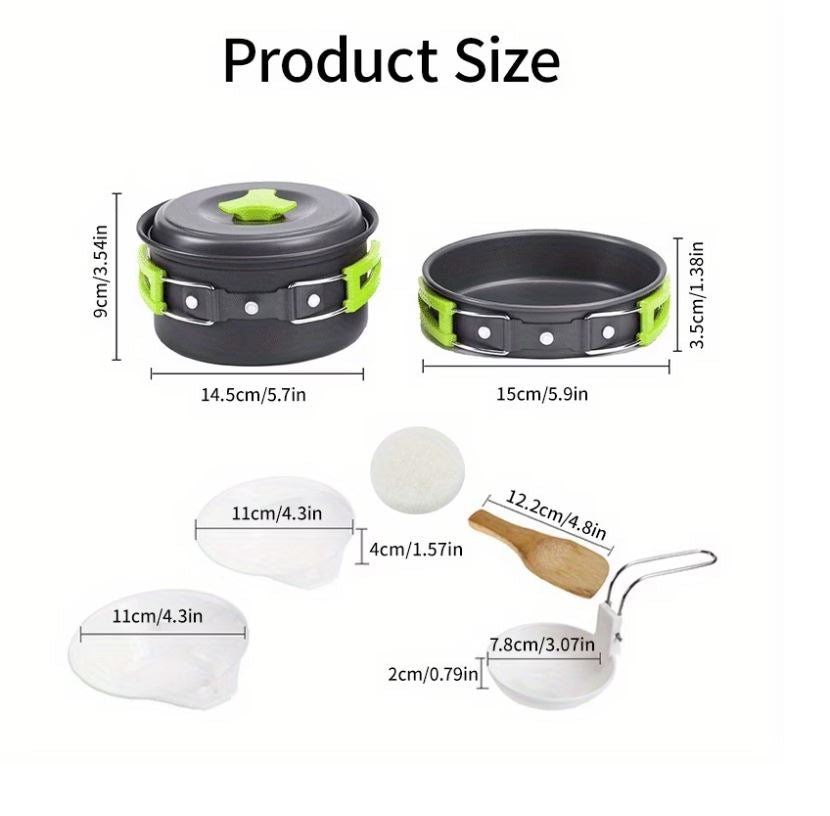 Portable Camping Cookware Set