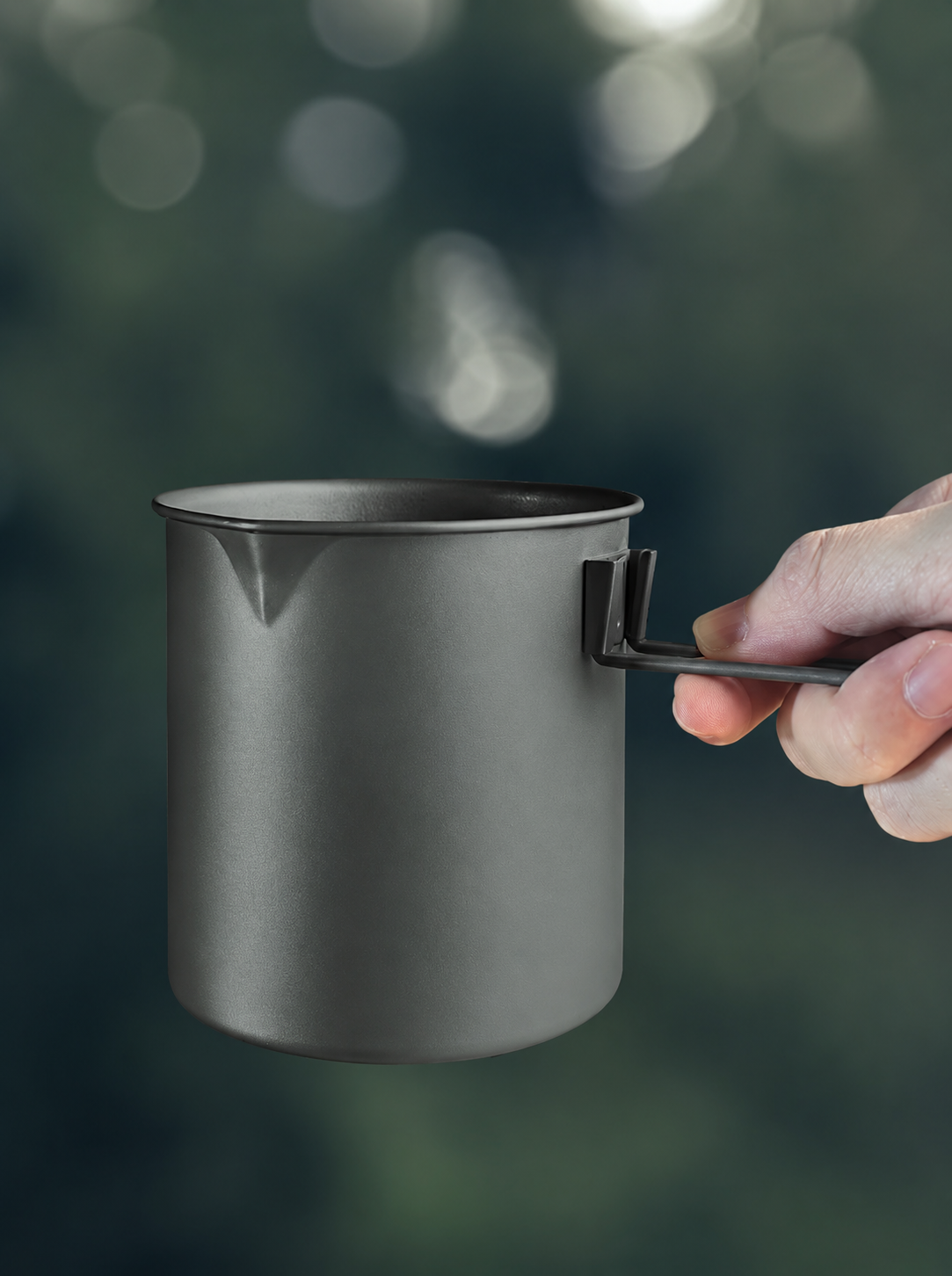 Ultra-Lightweight 750ml Titanium Camping Cup