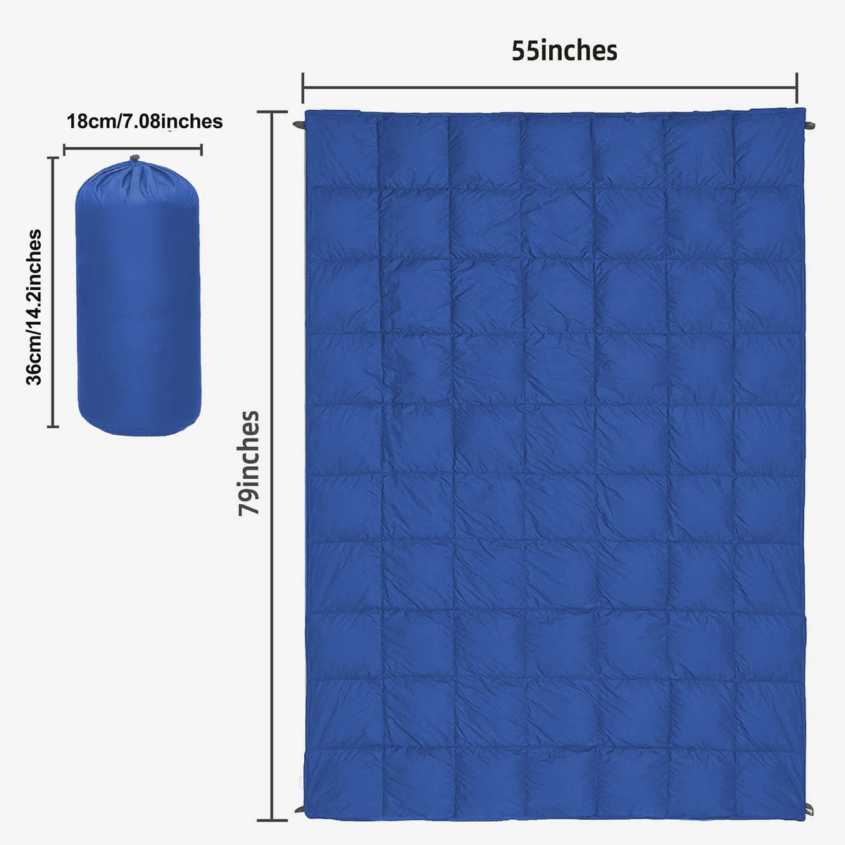Outdoor Puffy Blanket — Foldable & Lightweight