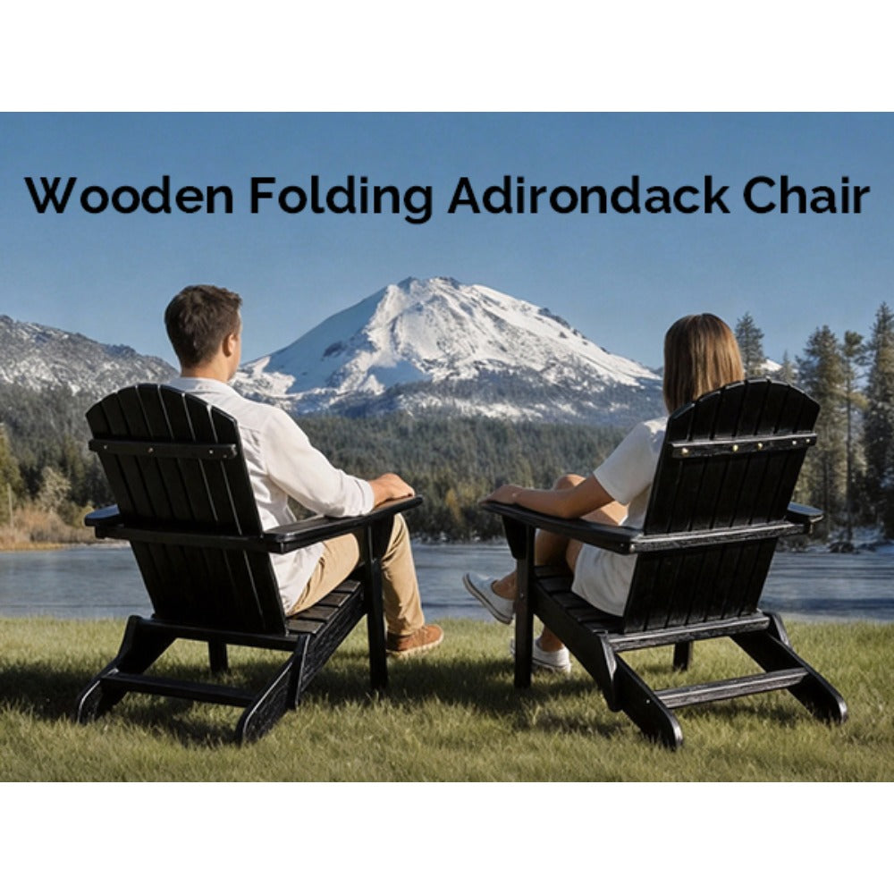Folding Adirondack Chair — Fire Pit & Patio Set
