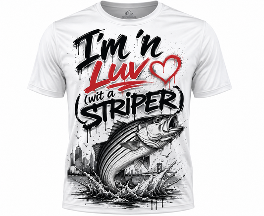 Prime Catches - I'm 'N Luv (Wit A Striper) Tall Tee