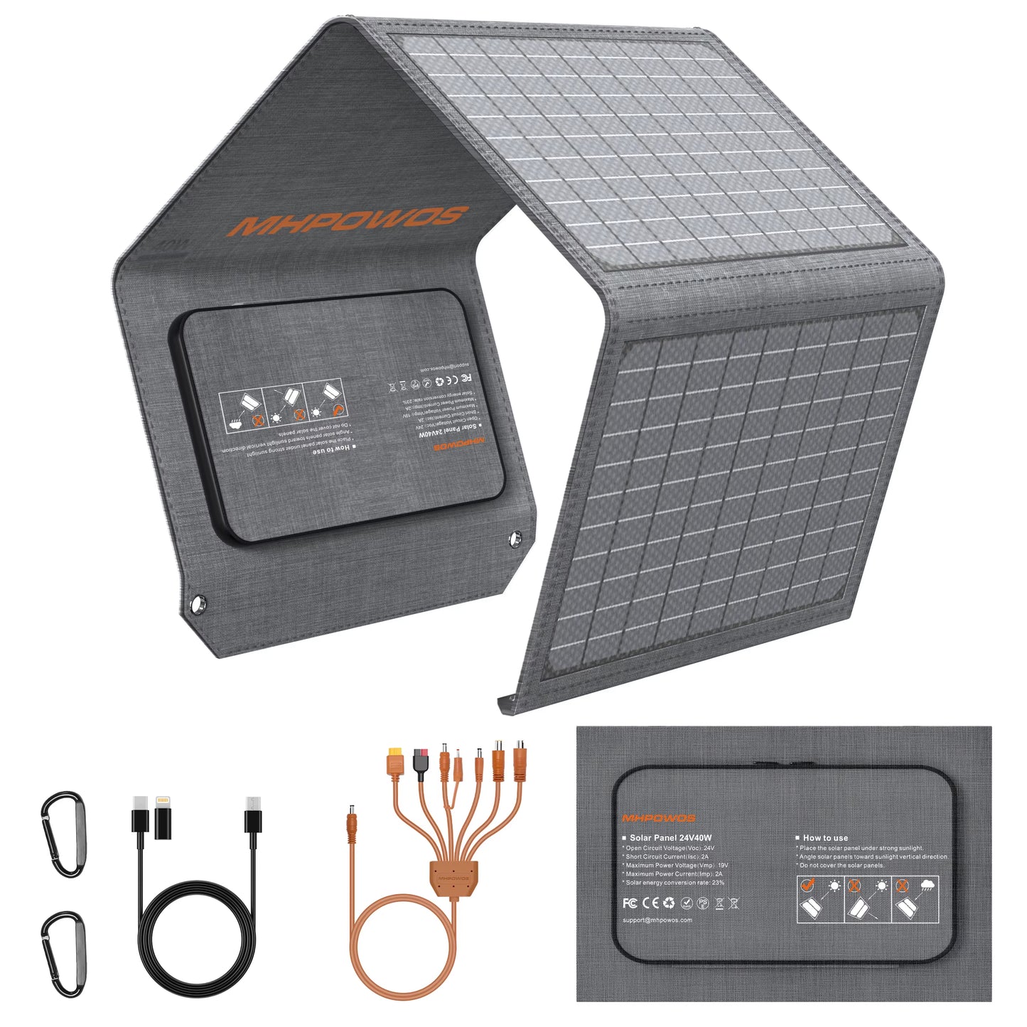 40W Foldable Solar Panel Charger