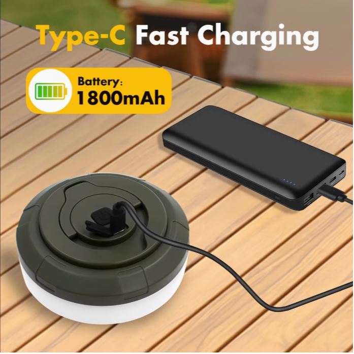 RECHARGEABLE LED CAMPING LANTERN - 32FT