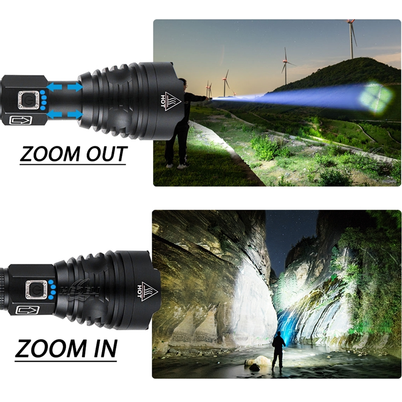 Bright Powerful 120,000 Lumens Flashlight