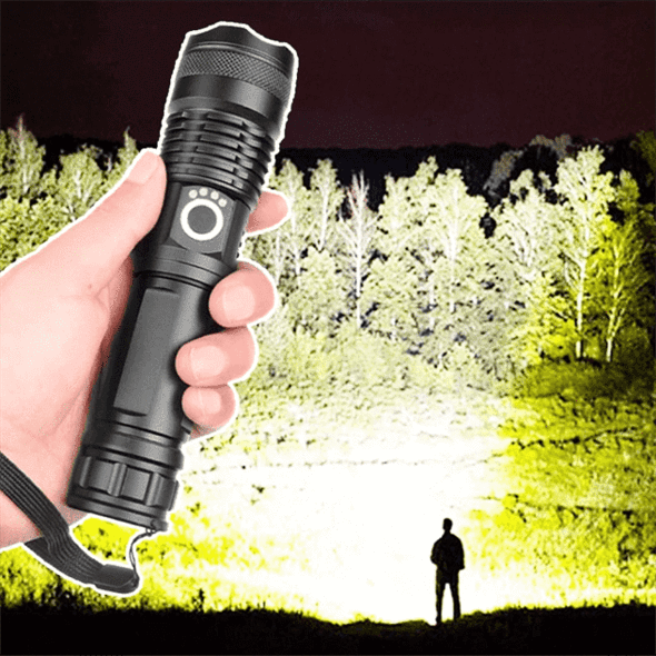 90,000 LUMENS SUPER BRIGHT FLASHLIGHT
