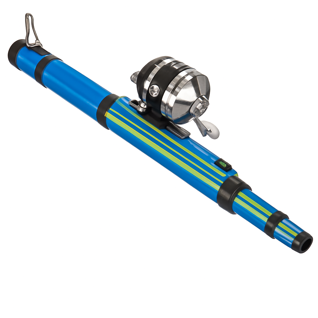 Compact Fishing Casting Rod - Extendable Portable Bait Caster