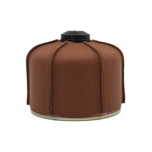 Leather Gas Canister Cover — Flat Butane
