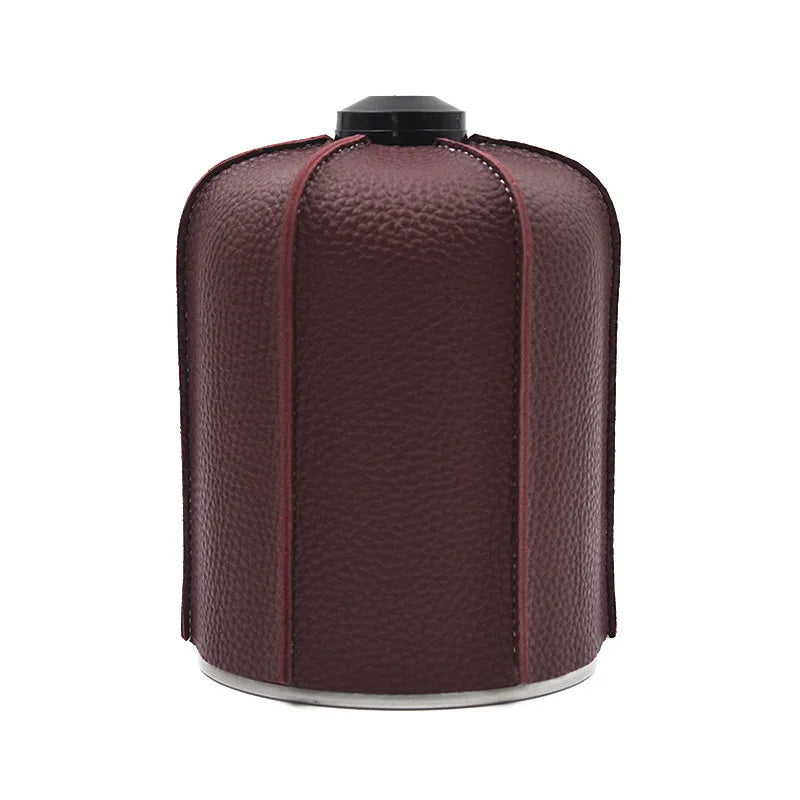 Leather Gas Canister Cover — Flat Butane