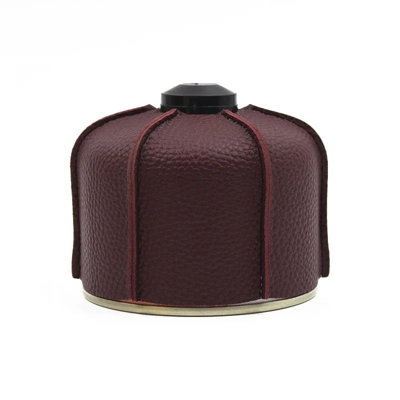 Leather Gas Canister Cover — Flat Butane