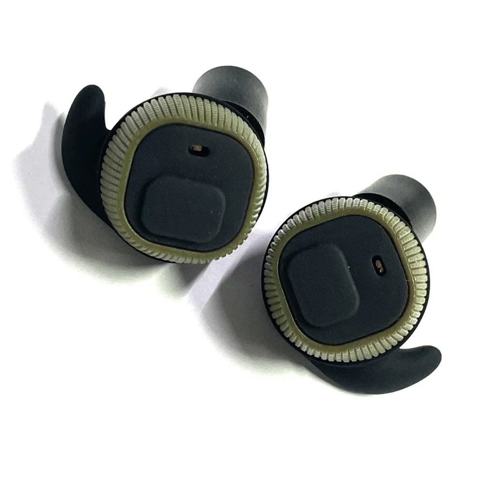SNO earbuds side profile — low-visibility fit
