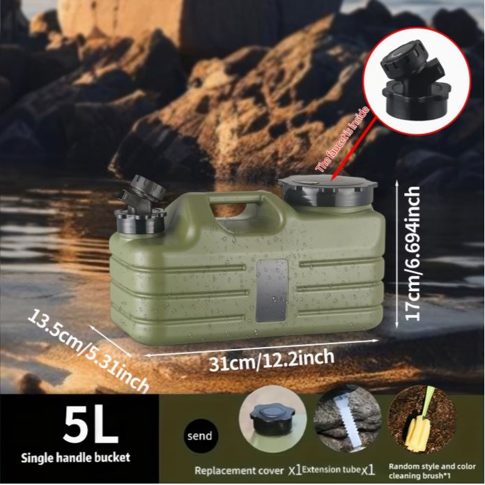 Portable Camping Water Container with Faucet