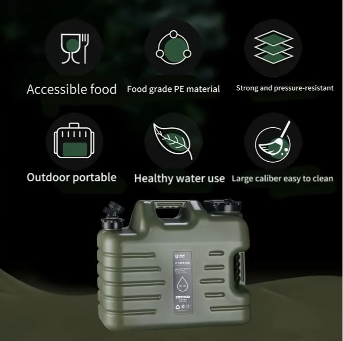 Portable Camping Water Container with Faucet