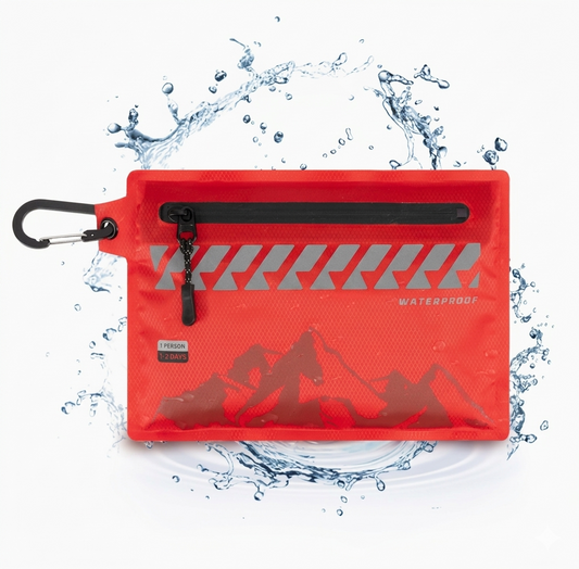 Ultralight Waterproof Emergency First Aid Kit for Hiking, Travel, Cycling & Vehicles
