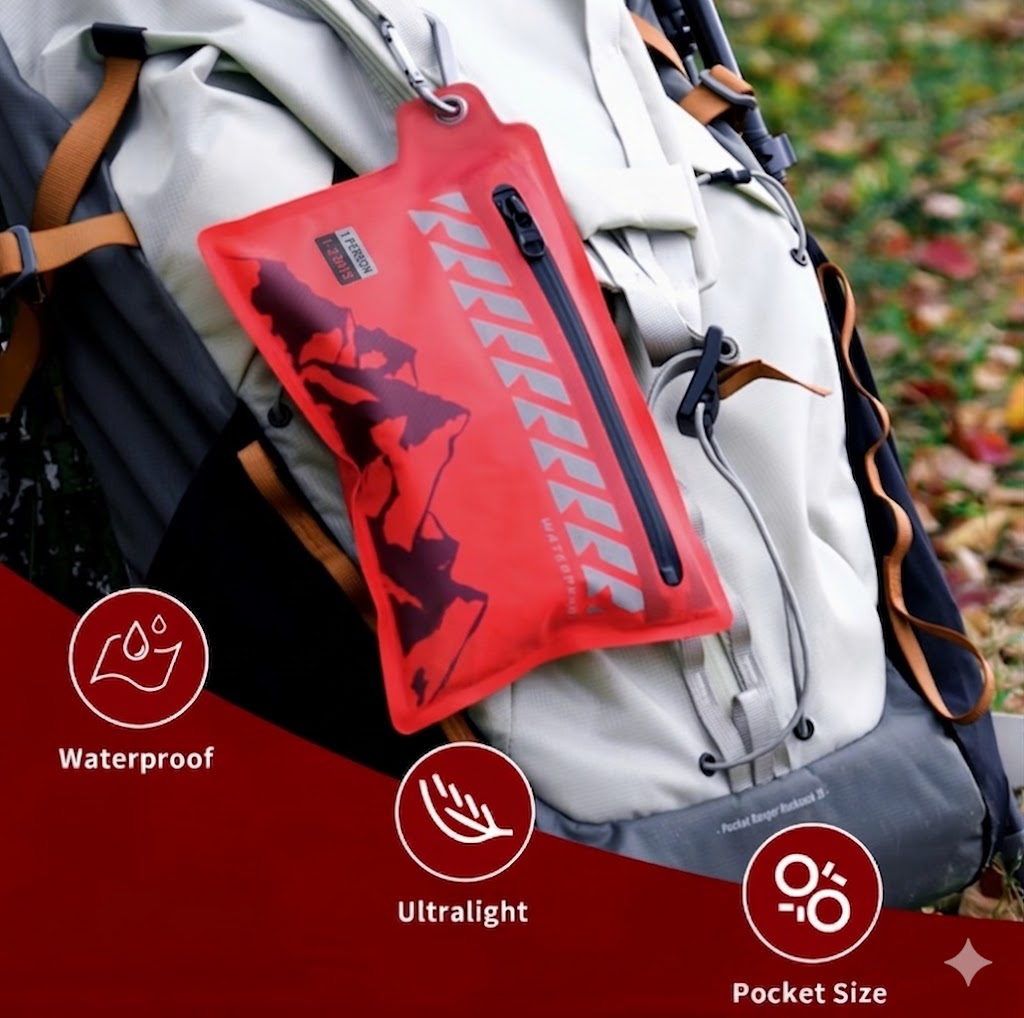 Ultralight Waterproof Emergency First Aid Kit for Hiking, Travel, Cycling & Vehicles