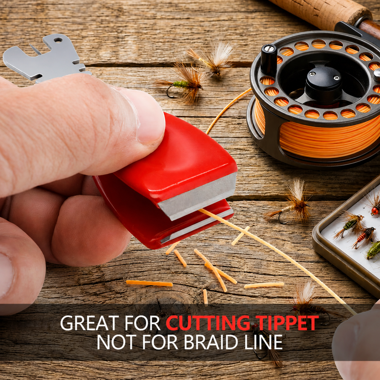 Portable Fishing Line Nipper – Stainless Steel Cutter for Fly Fishing & Tippet