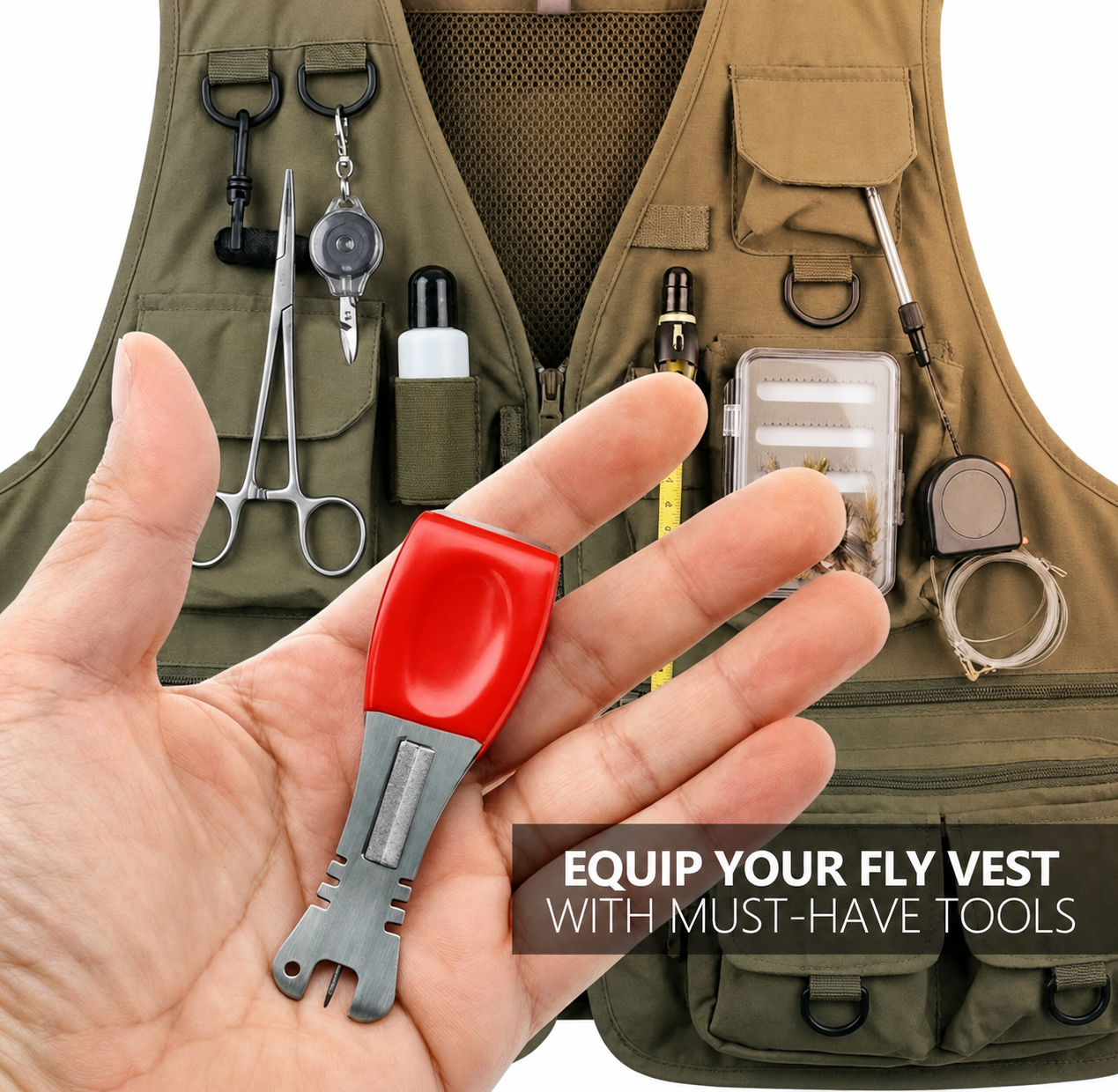 Portable Fishing Line Nipper – Stainless Steel Cutter for Fly Fishing & Tippet
