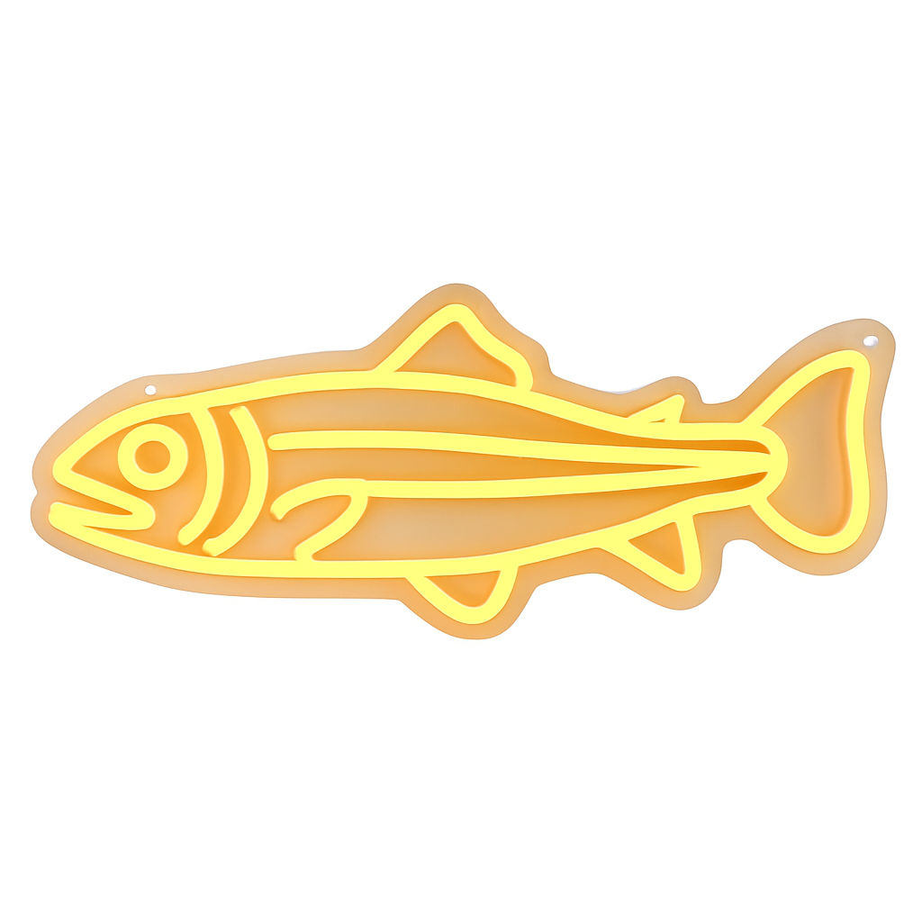 Salmon Fish LED Neon Sign