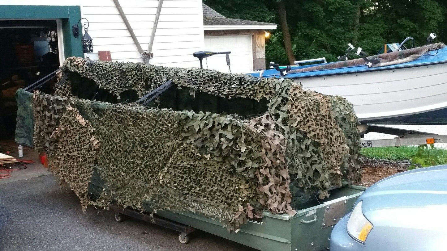 Miltary Grade Camouflage Netting Blinds