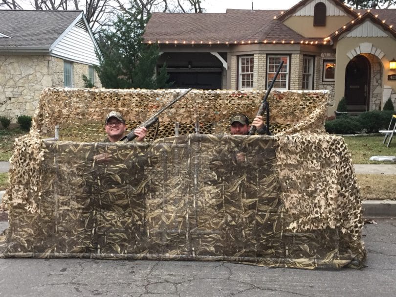 Miltary Grade Camouflage Netting Blinds