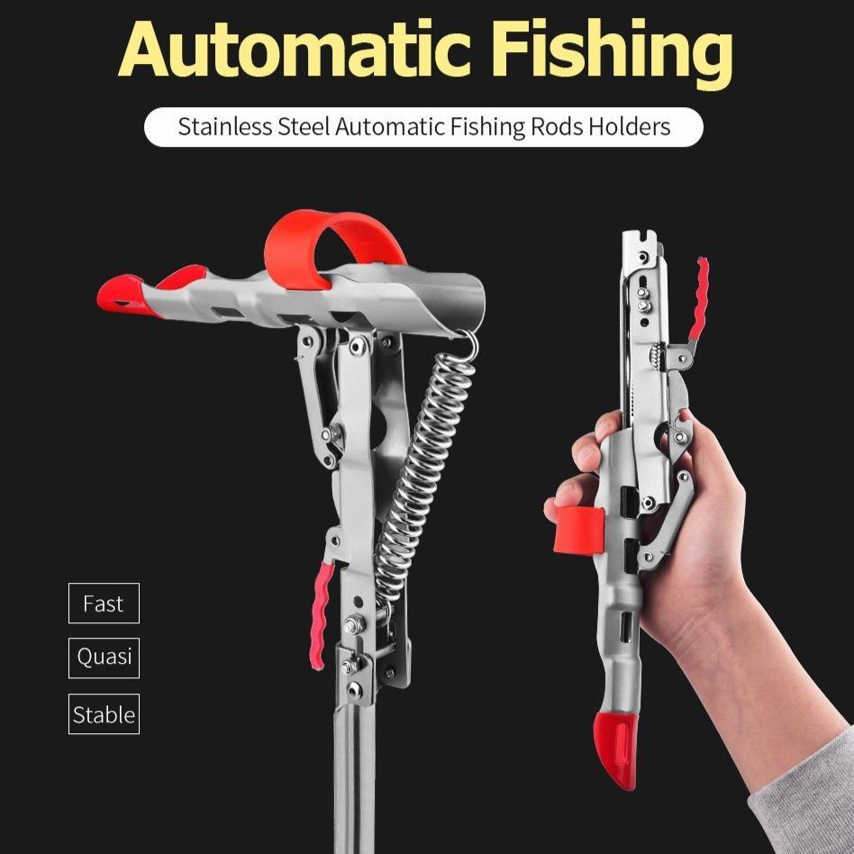Adjustable Auto Catcher Fishing Rod Holder