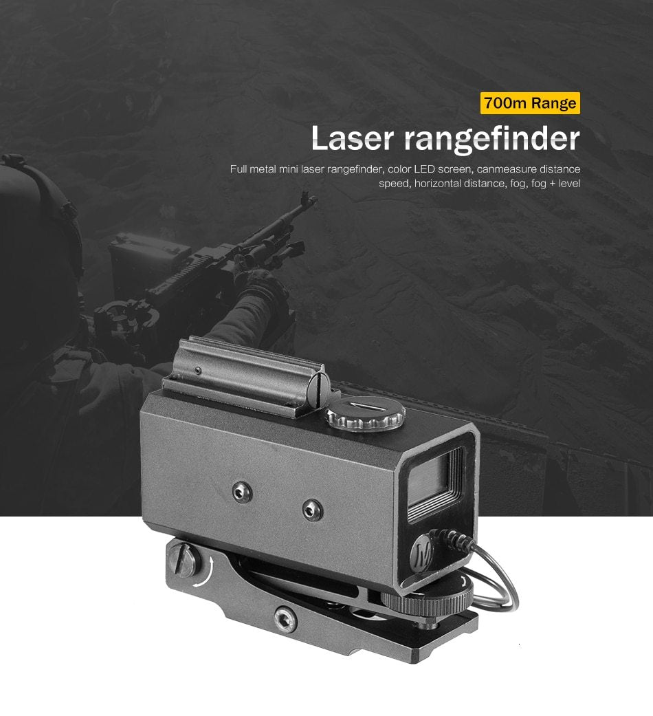 Stealth Night Ops™  - Black Laser Range Finder
