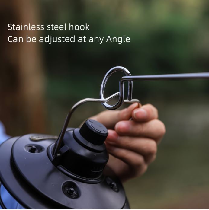 Portable Telescopic Camping Light Stand with Adjustable Tripod