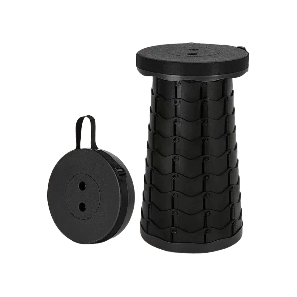 Portable Telescopic Folding Stool Chair for Hiking, Camping & Outdoor