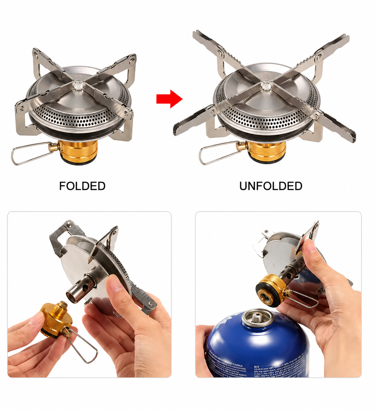 Portable Outdoor Camping Gas Stove