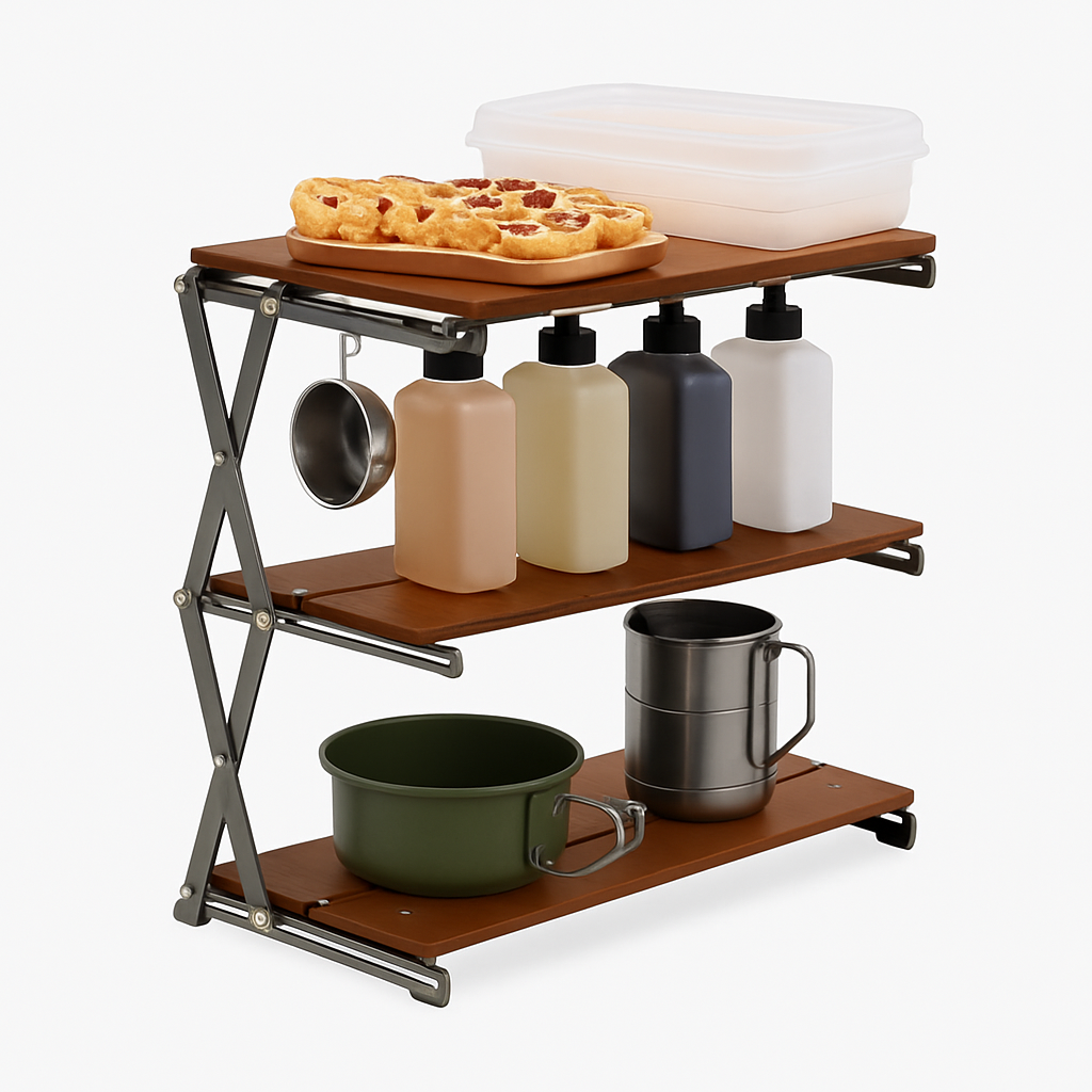 Folding Utility Rack Organizer
