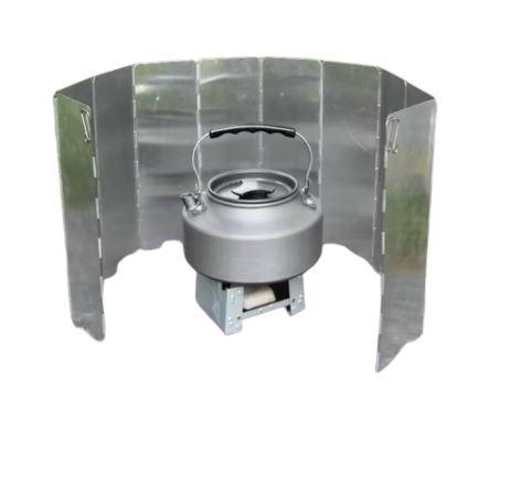 Camping Stove Wind Shield – Aluminum Alloy Windproof Screen